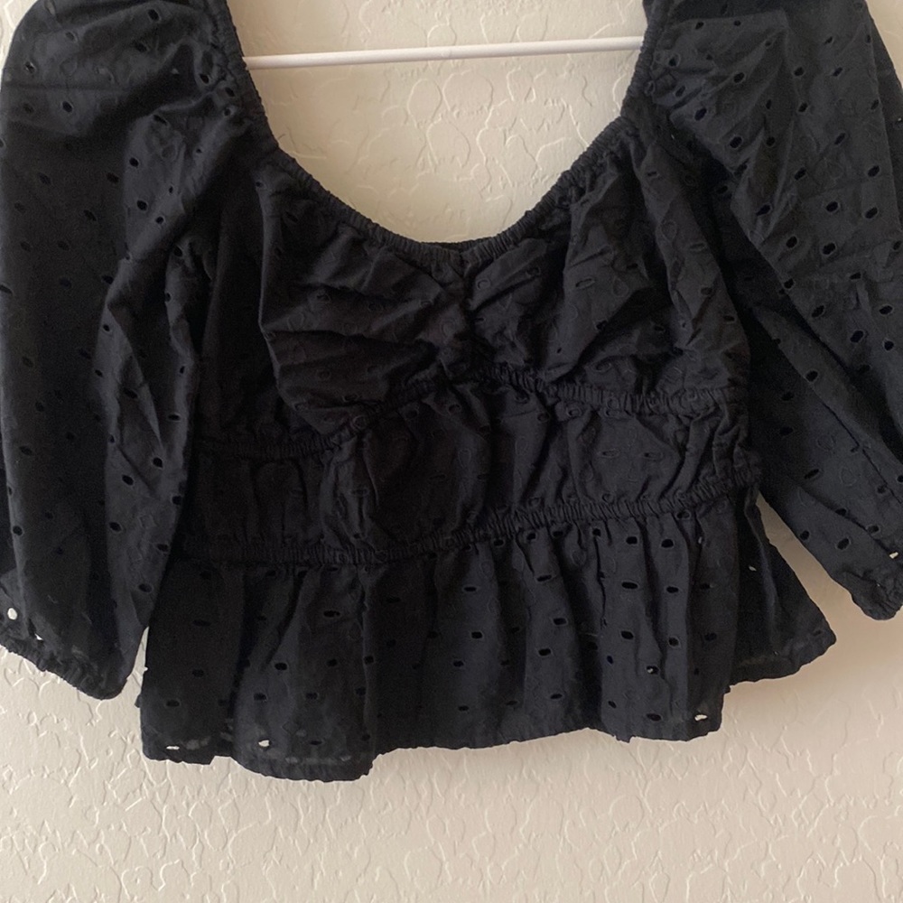 A new day cropped tee